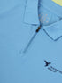 Men Solid Slim Fit Polo Sports T-shirt with MATPIQ