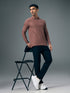 Men Solid Slim Fit Polo Sports T-shirt with MATPIQ