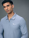 Men Solid Slim Fit Polo Sports T-shirt with MATPIQ