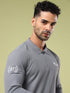 Men Solid Slim Fit Polo Sports T-shirt with MATPIQ