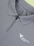 Men Solid Slim Fit Polo Sports T-shirt with MATPIQ