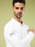 Men Solid Slim Fit Polo Sports T-shirt with MATPIQ