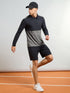 Men Colorblock Slim Fit Polo T-shirt with MATPIQ