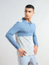 Men Colorblock Slim Fit Polo T-shirt with MATPIQ
