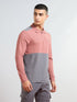 Men Colorblock Slim Fit Polo T-shirt with MATPIQ