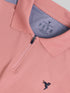 Men Colorblock Slim Fit Polo T-shirt with MATPIQ