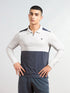 Men Colorblock Slim Fit Polo T-shirt with MATPIQ