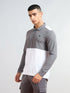 Men Colorblock Slim Fit Polo T-shirt with MATPIQ