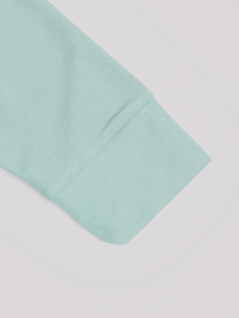 Men Colorblock Slim Fit Polo T-shirt with MATPIQ