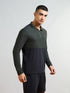 Men Colorblock Slim Fit Polo T-shirt with MATPIQ