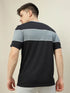 Men Colorblock Slim Fit Crew Neck T-shirt with TECHNO COOL+