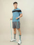 Men Colorblock Slim Fit Crew Neck T-shirt with TECHNO COOL+