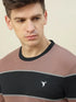 Men Colorblock Slim Fit Crew Neck T-shirt with TECHNO COOL+