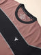 Men Colorblock Slim Fit Crew Neck T-shirt with TECHNO COOL+