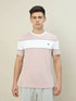 Men Colorblock Slim Fit Crew Neck T-shirt with TECHNO COOL+