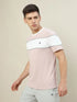 Men Colorblock Slim Fit Crew Neck T-shirt with TECHNO COOL+