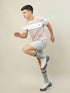 Men Colorblock Slim Fit Crew Neck T-shirt with TECHNO COOL+