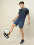 Men Colorblock Slim Fit Crew Neck T-shirt with TECHNO COOL+
