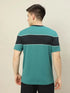 Men Colorblock Slim Fit Crew Neck T-shirt with TECHNO COOL+