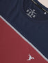Men Colorblock Slim Fit Crew Neck T-shirt with TECHNO COOL+