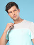Men Colorblock Slim Fit Crew Neck T-shirt with TECHNO COOL+