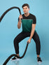 Men Colorblock Slim Fit Crew Neck T-shirt with TECHNO COOL+