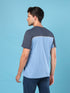 Men Colorblock Slim Fit Crew Neck T-shirt with TECHNO COOL+