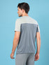 Men Colorblock Slim Fit Crew Neck T-shirt with TECHNO COOL+