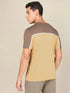 Men Colorblock Slim Fit Crew Neck T-shirt with TECHNO COOL+