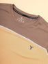 Men Colorblock Slim Fit Crew Neck T-shirt with TECHNO COOL+