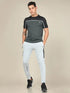 Men Colorblock Slim Fit Crew Neck T-shirt with TECHNO COOL+