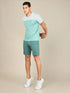 Men Colorblock Slim Fit Crew Neck T-shirt with TECHNO COOL+