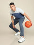 Men Colorblock Slim Fit Crew Neck T-shirt with TECHNO COOL+
