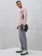 Men Colorblock Slim Fit Crew Neck T-shirt with TECHNO COOL+