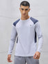 Men Colorblock Slim Fit Crew Neck T-shirt with TECHNO COOL+