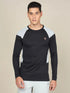 Men Colorblock Slim Fit Crew Neck T-shirt with TECHNO COOL+