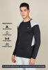 Men Colorblock Slim Fit Crew Neck T-shirt with TECHNO COOL+