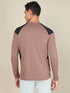 Men Colorblock Slim Fit Crew Neck T-shirt with TECHNO COOL+