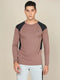Men Colorblock Slim Fit Crew Neck T-shirt with TECHNO COOL+