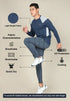 Men Colorblock Slim Fit Crew Neck T-shirt with TECHNO COOL+