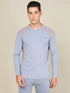 Men Colorblock Slim Fit Crew Neck T-shirt with TECHNO COOL+