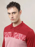 Men Colorblock Slim Fit Polo T-shirt with TECHNO COOL+