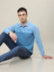 Men Colorblock Slim Fit Polo T-shirt with TECHNO COOL+