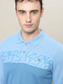 Men Colorblock Slim Fit Polo T-shirt with TECHNO COOL+