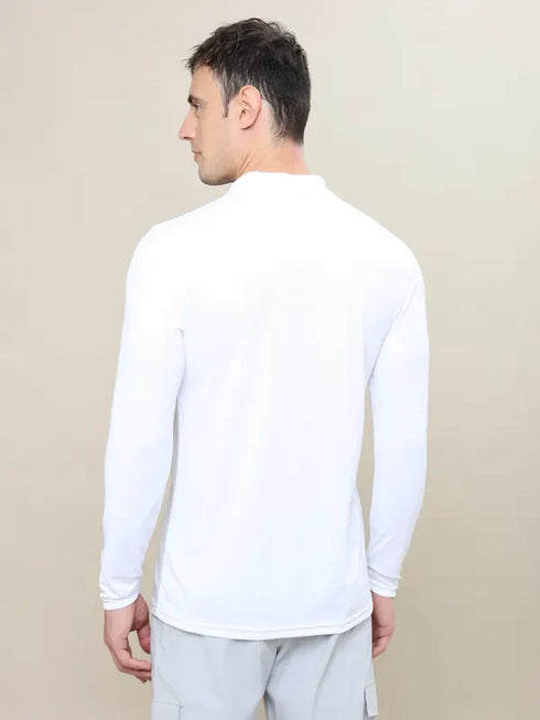 Men Colorblock Slim Fit Polo T-shirt with TECHNO COOL+