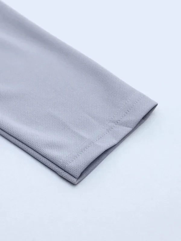 Men Colorblock Slim Fit Polo T-shirt with TECHNO COOL+