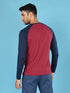 Men Colorblock Slim Fit Crew Neck T-shirt with TECHNO COOL+