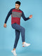 Men Colorblock Slim Fit Crew Neck T-shirt with TECHNO COOL+