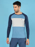 Men Colorblock Slim Fit Crew Neck T-shirt with TECHNO COOL+