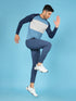 Men Colorblock Slim Fit Crew Neck T-shirt with TECHNO COOL+